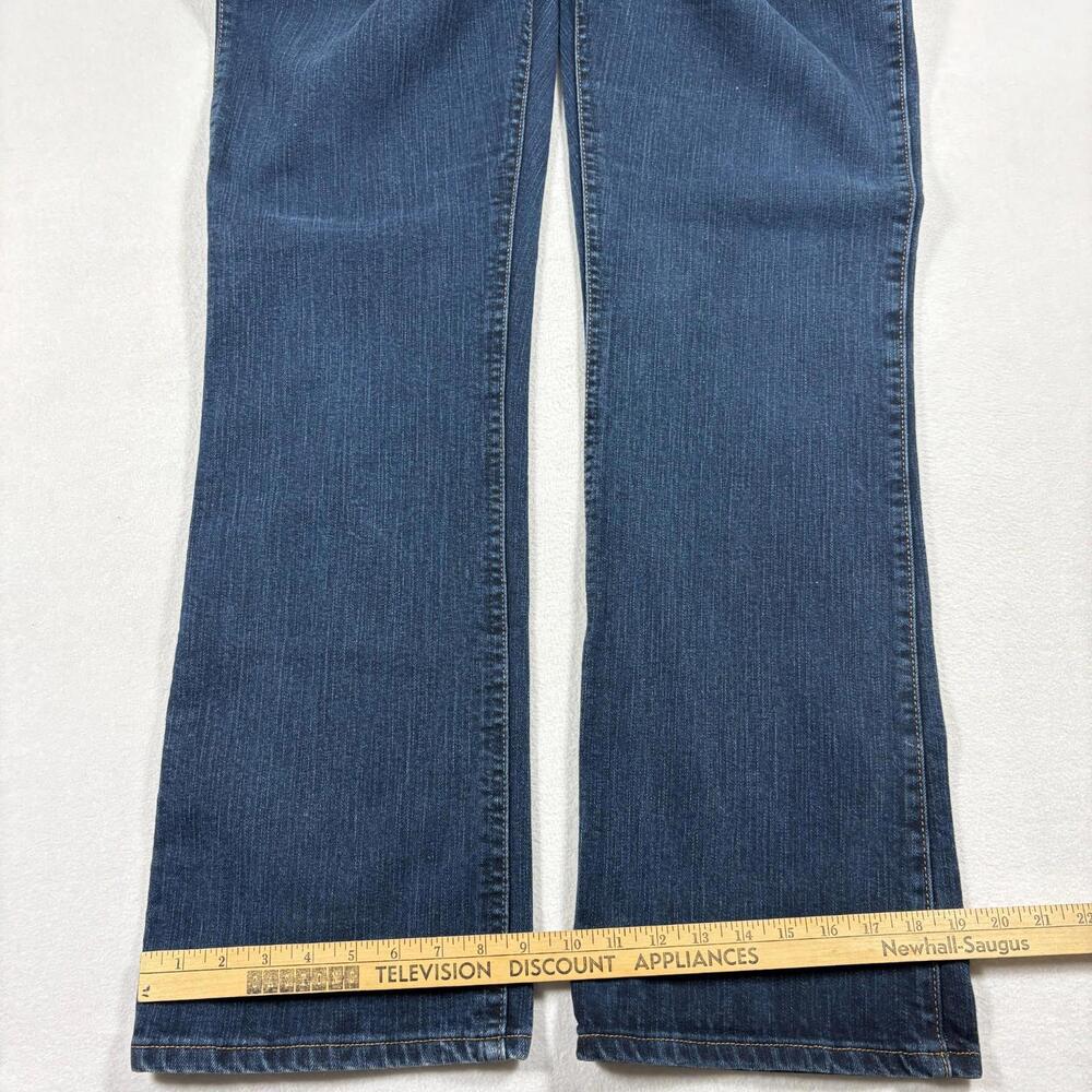 Wrangler Q-Baby Womens Jeans Size 15/16x34 Blue Denim Mid Rise Stretch Bootcut - Picture 9 of 13